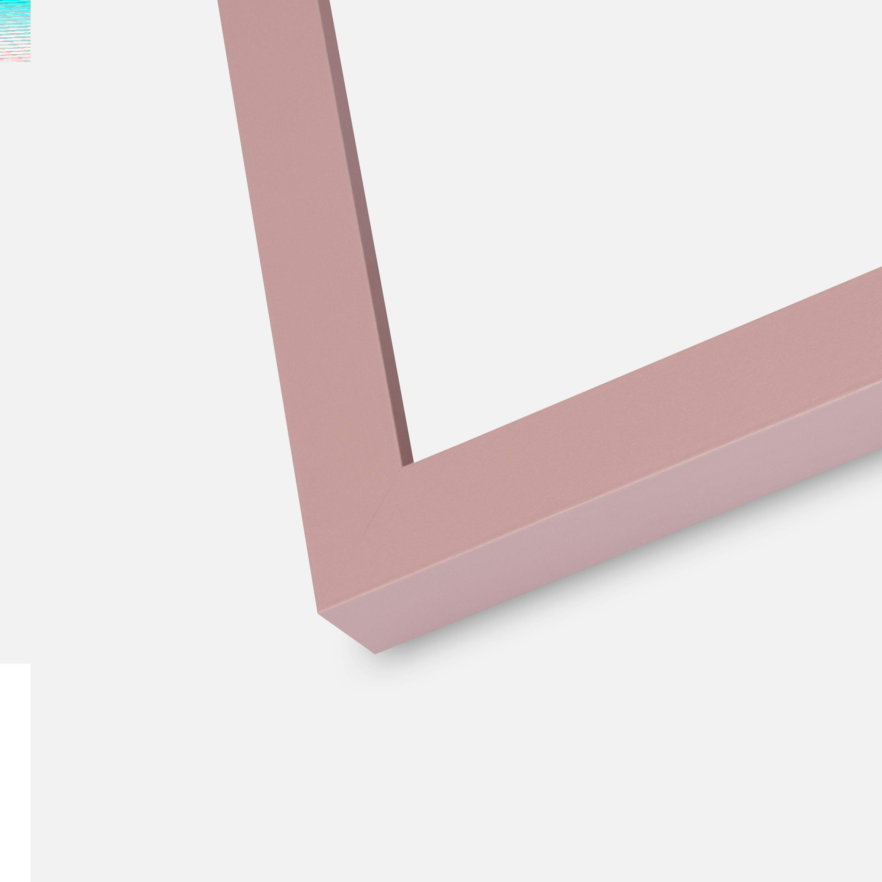 Ram Selection Peach 50x70 cm - Passepartout Vit 42x59,4 cm