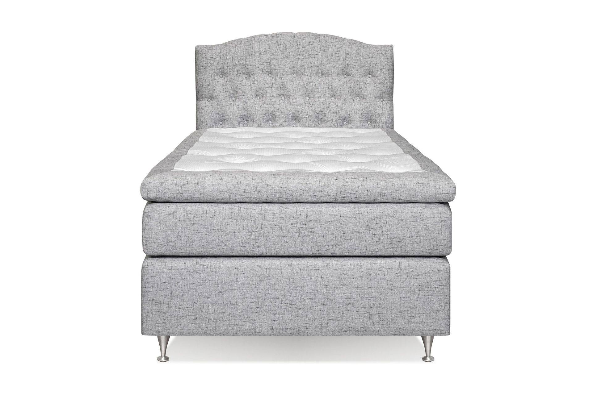 Belda Sängpaket 120x200 Medium - Ljusgrå Kontinentalsäng Grå