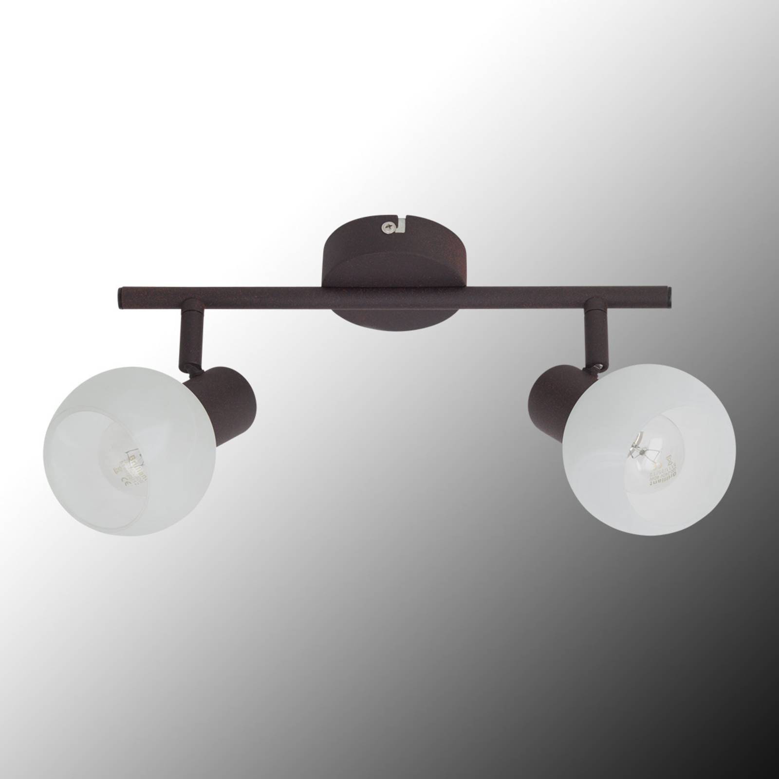 Brilliant Taklampa GABON, dimbar, Brun / rost, Vardagsrum / matsal, Metall, Modern, Taklampa