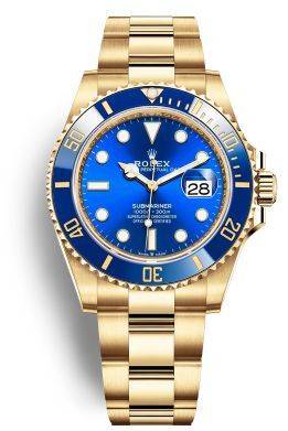 Rolex Herrklocka 126618LB-0002 Submariner Blå/18 karat gult guld