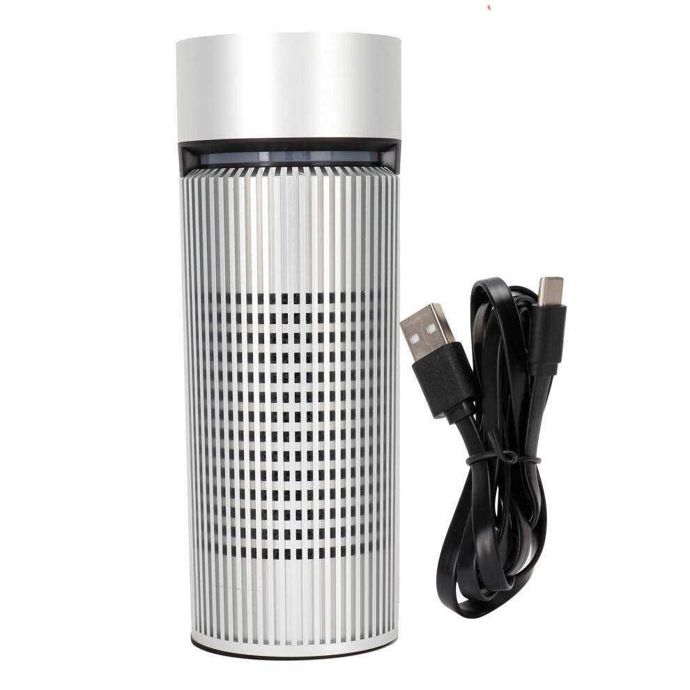 Naturlig ioniserende luftrenser, Sleep Companion, dobbelte USB-porte til nem opladning, høj koncentration af negative ioner og stille, bærbart