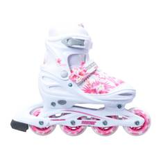 Roces Rullskridskor - Compy 9.0 Girl - Vit/Rosa/Lila - Inliner - Roces - 26/29 - Rullskridskor