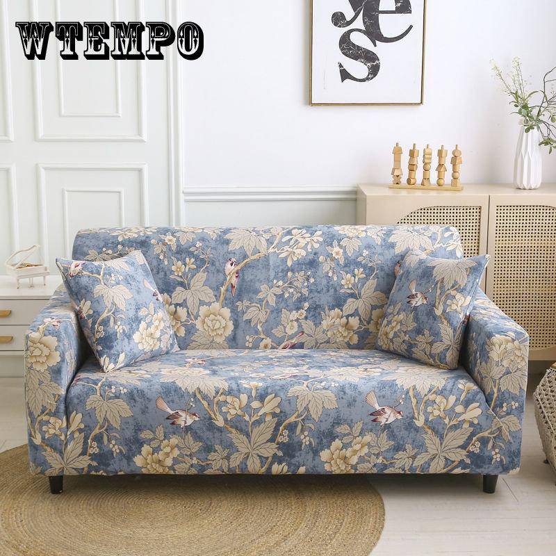 Stretch sofföverdrag Slipcovers Elastiskt all-inclusive sofffodral för olika former soffa Loveseat stol L-stil sofffodral pink