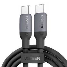 USB-C PD silikonkabel 60W 480Mbps 2m grå