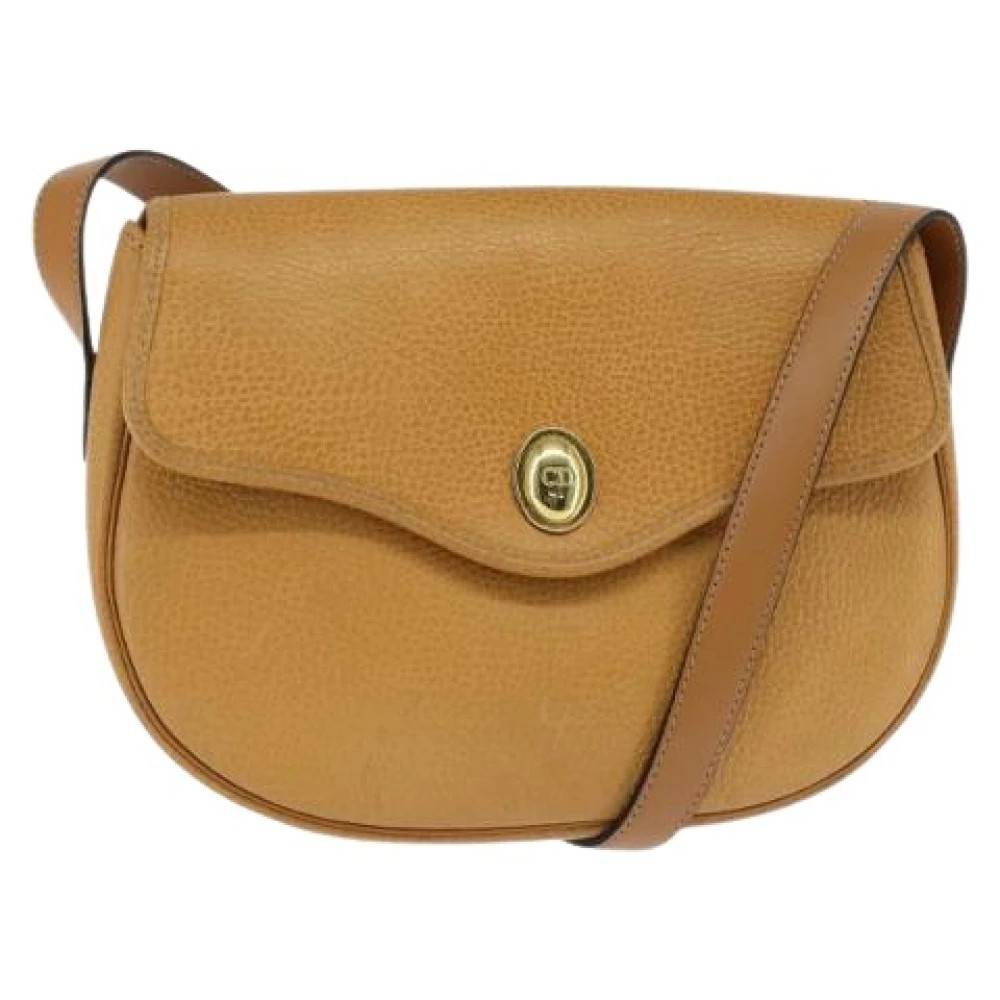 Dior Vintage Pre-owned Vintage Skuldertaske - Vintage - Dame - Brun - ONE SIZE - Uld