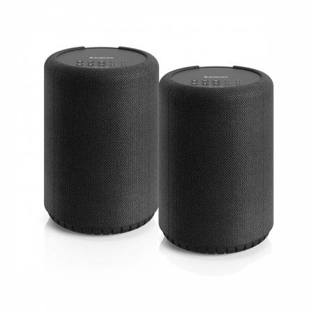 2-pak Audio Pro A10 MKII W, kompakt multiroom-højttaler med WiFi, sort