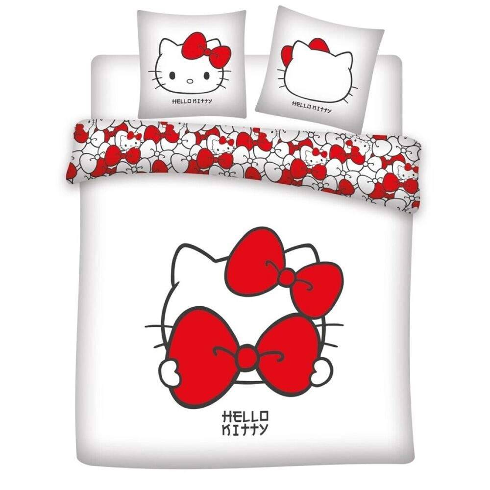 Hello Kitty påslakan i bomull, 135 cm