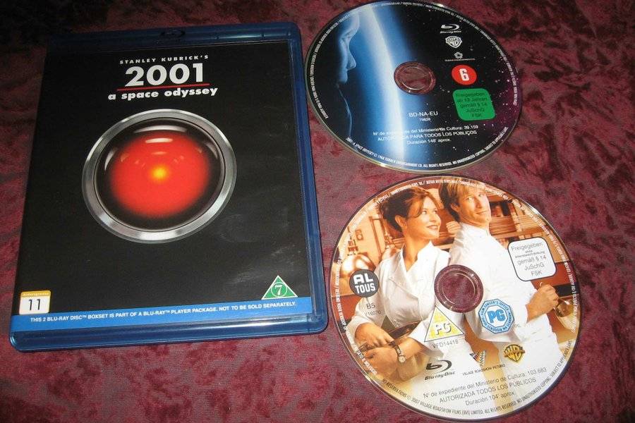 2001 A SPACE ODYSSEY + NO RESERVATIONS (STANLEY KUBRICK'S) 2-DISC BLU-RAY