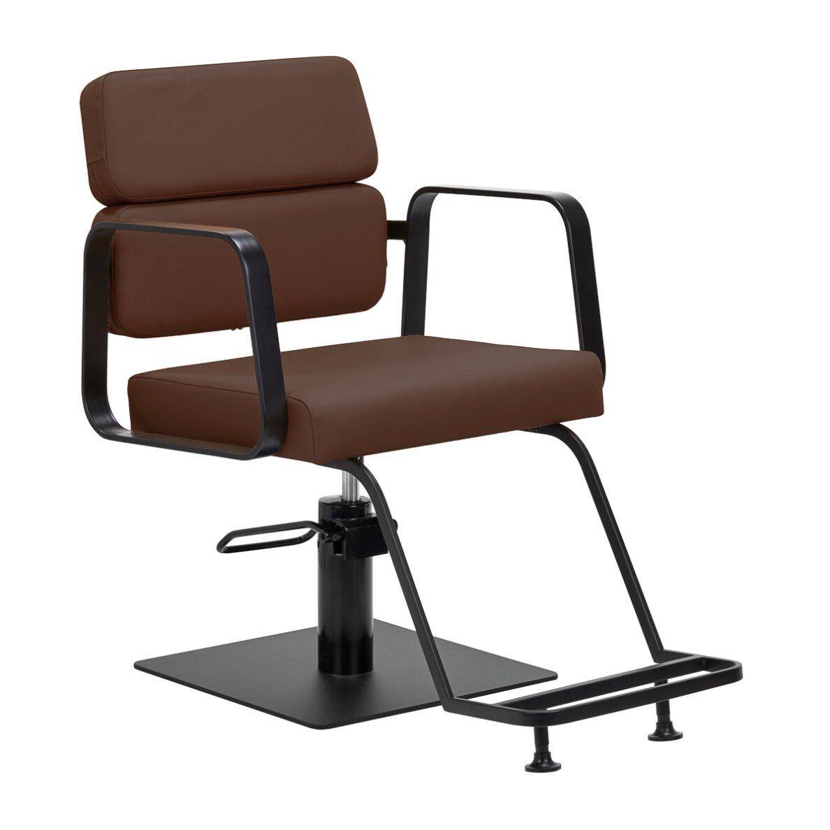 Gabbiano Hairdressing Chair Porto Black Chocolate