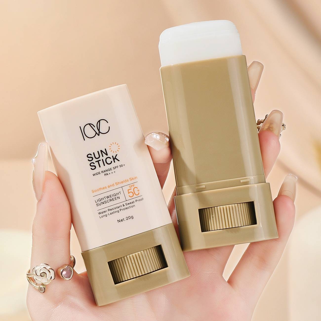 TEMU Isolation Sun Stick, Protection, For Outdoor Use, Moisturizing And Hydrating, Sunscreen, Makeup Primer, Suitable For Men And Women