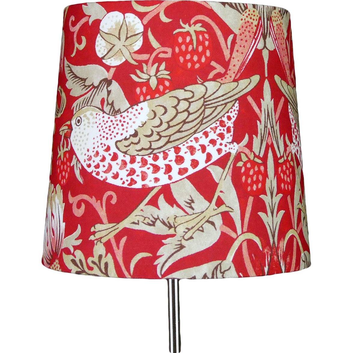 BERGO Lampskärmar Sixten lampskärm 17 Strawberry Thief Indian Red