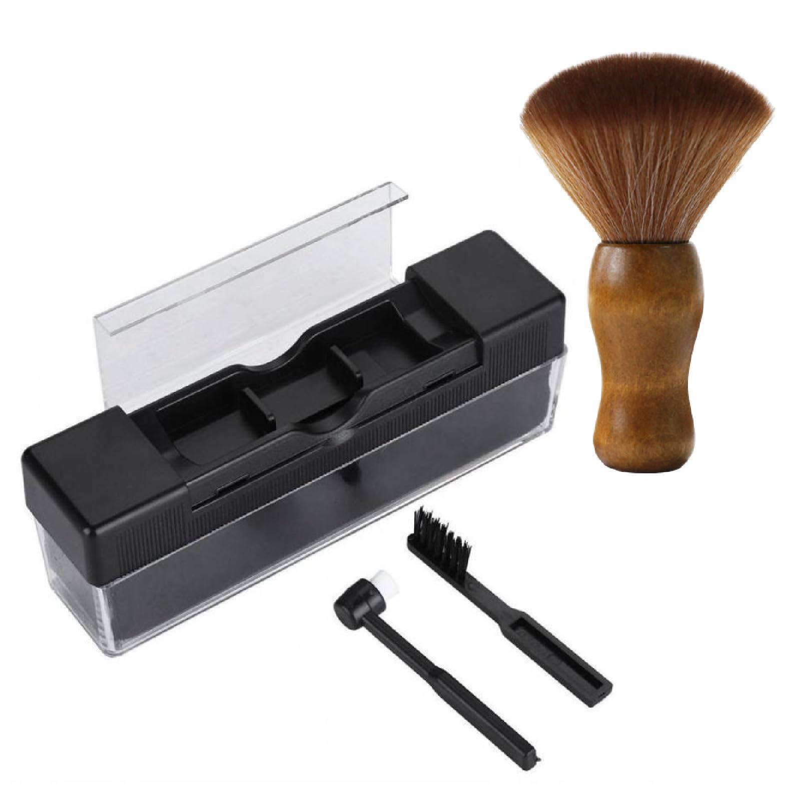 IMPACT Online Record Cleaner Brush Set for LP Records Static Electricity Removal and Cleaning Anti-Static - (4)