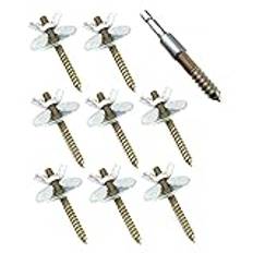 Milisten 1 Set Stand Bar Accessories Fixing Screw Kit Bird Accessories Cage Supplies