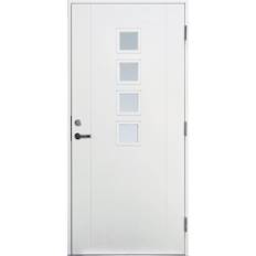 Ytterdörr Köpenhamn - med glas 9x19 Högerhängd