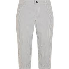 Alberto MONA-C WR Summer Stripe Capri, hellbraun/gemustert