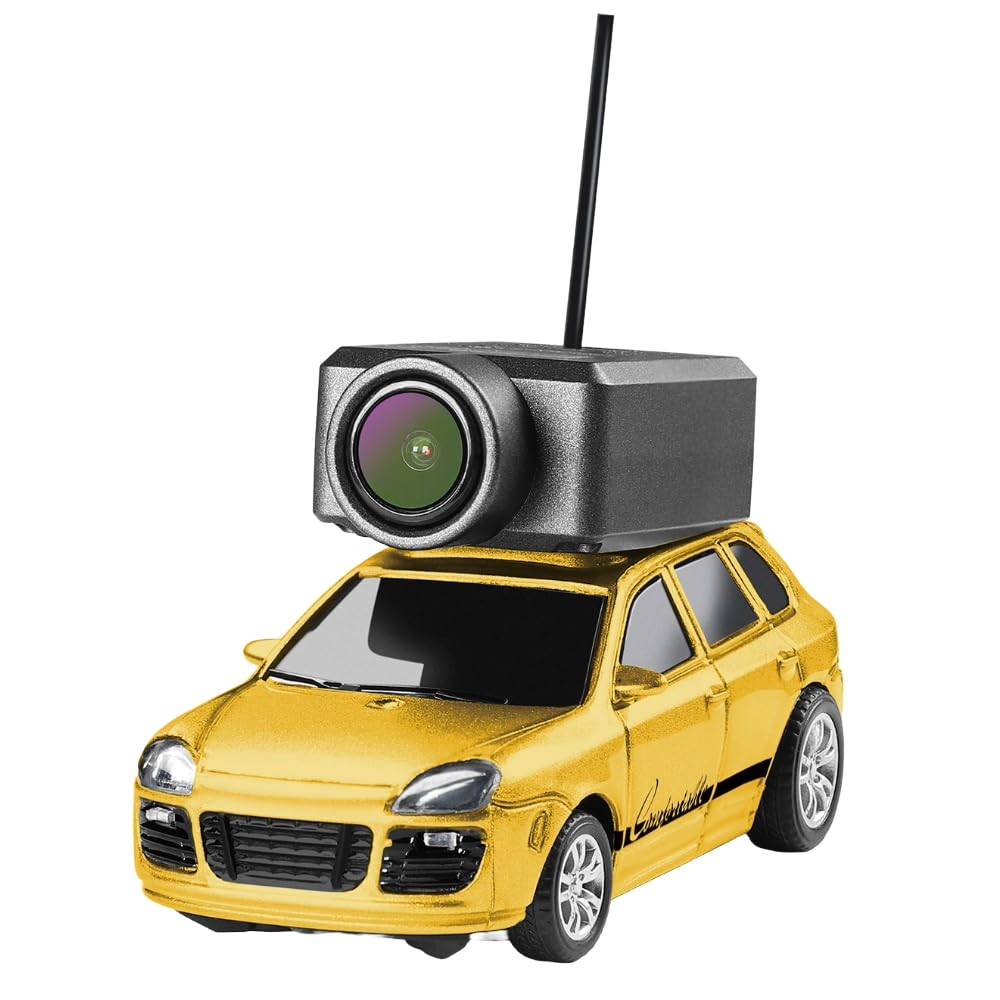 Japansk WLtoys XK Skala TECH FPV BIL RTR Fullständig Teknisk Sändare Perfekt Gåva för Kompakt Mini RC-modell [Officiell Produkt] Hi-Tech 1/64 (Gul,