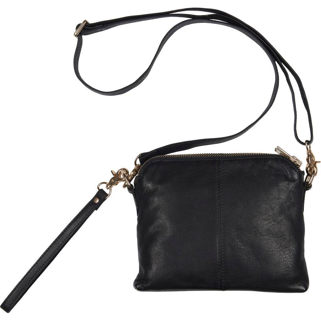 Skind clutch - Dark Cognac