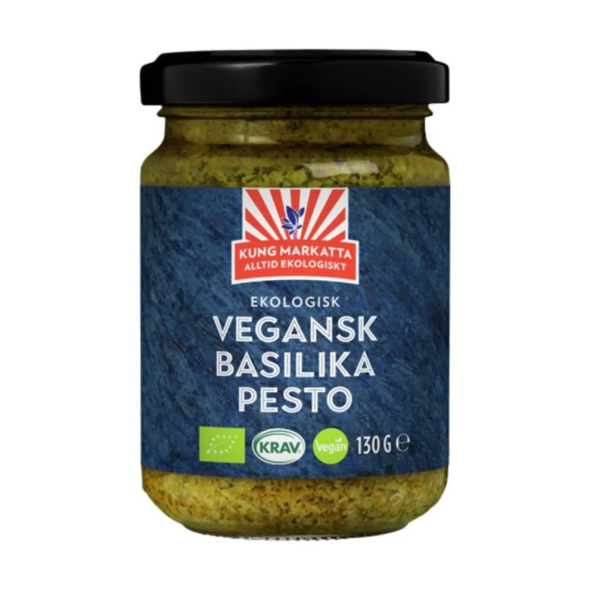 KUNG MARKATTA VEGANSK BASILIKA PESTO eko