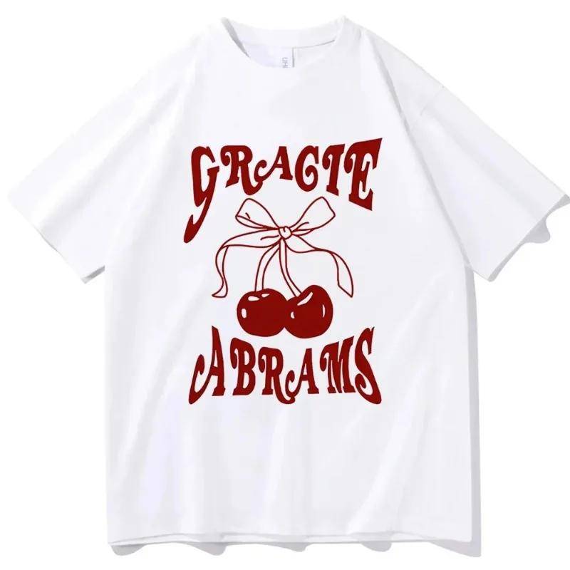 Gracie Abrams T-shirt Dam Psykedelisk Harajuku Hip Hop Kawaii Pastell T-shirt Kvinnor Trendig Psykedelisk Grafisk Anime Vintage cm