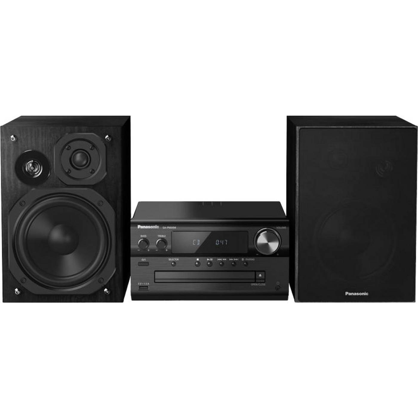 Panasonic SC-PMX94 Kompaktstereo AUX, Bluetooth, DAB+, CD, FM High-Resolution Audio 2 x 60 W Svart
