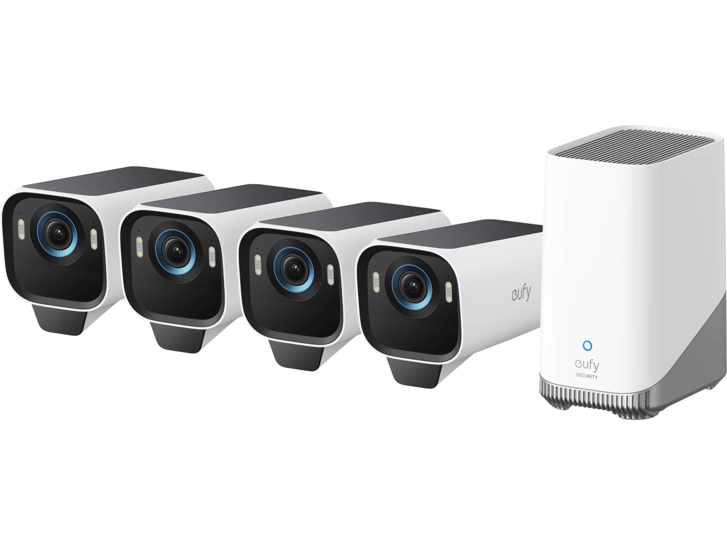 Cam S3 Pro övervakningskamera Kit 4 pack + HomeBase S380