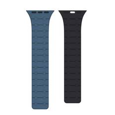 Apple Watch Magnetisk silikone rem til 38 / 40 / 41mm Blå/Midnat