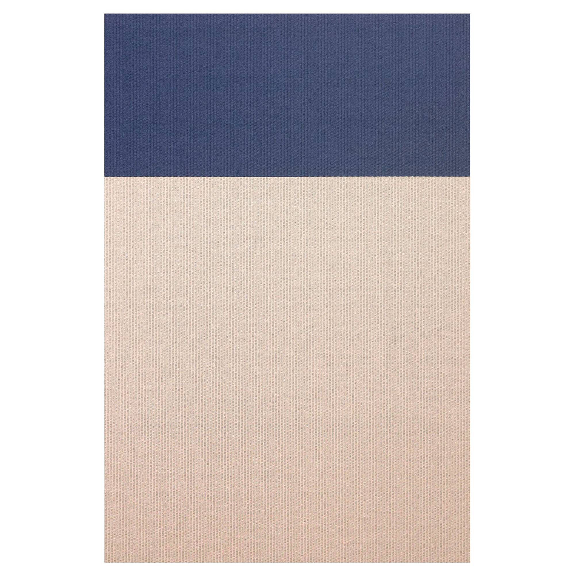 Beach Tæppe 140 x 200 cm Stone - Intensive Blue.