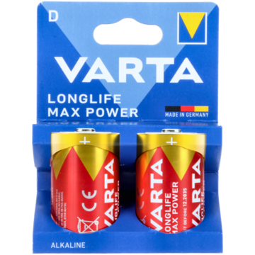 D-batterier Varta LongLife Max Power (LR20)