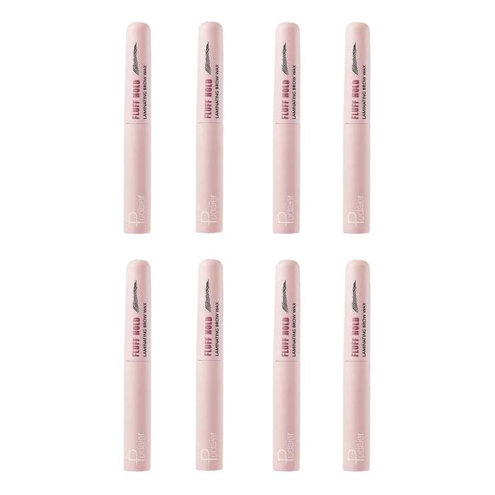 Pudaier - Fluff & Hold Laminating Brow Wax - 8g (8ea) Set - black
