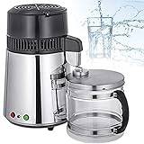 4l Pure Water Distiller,750w Helt Rostfritt Stål Internt Reningsfilter Bänkskiva Vattendestillering Rostfritt Stål Destilleringsmaskin För Att Göra Rent Vatten För Hemmet,Silver