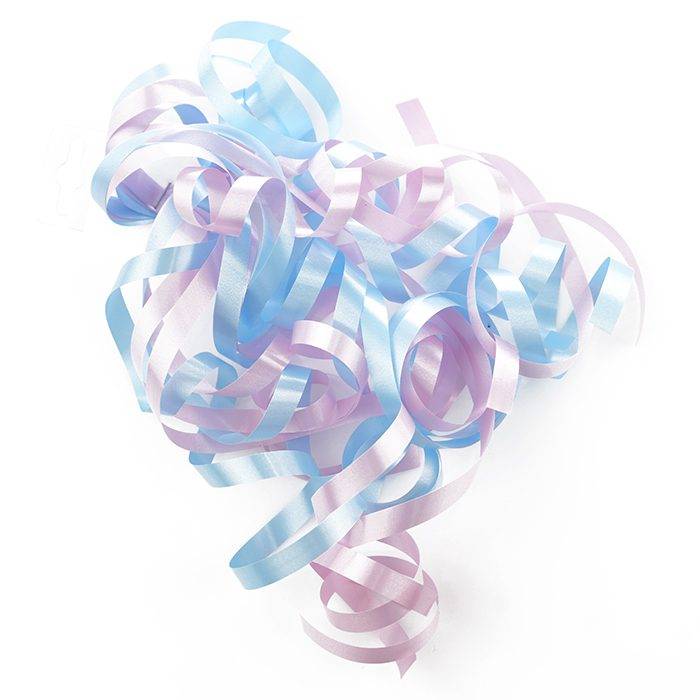 Curl Swirls Baby I - Rosa / Blå