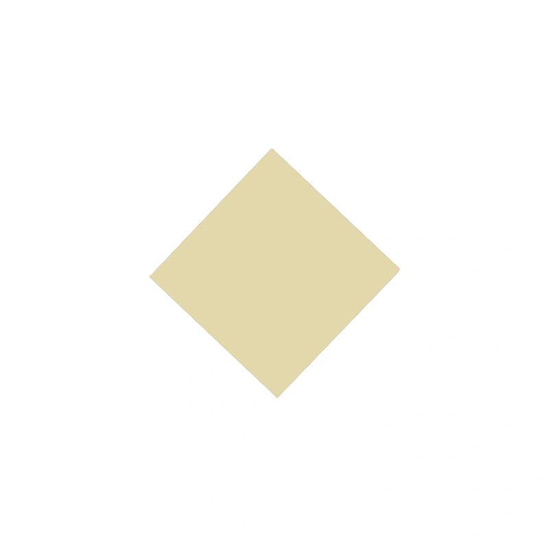 Fliser - Kvadrat 5 x 5 cm, vaniljegul