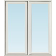 Svenska Fönster SF sidohängt fönster 1180x1380mm 2-luft, insida trä utsida trä, 3-glas  (12x14)