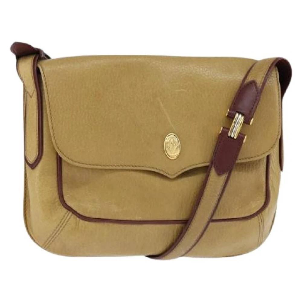 Cartier Vintage Pre-owned Vintage Cross Body Taske - Vintage - Dame - Beige - ONE SIZE - Læder