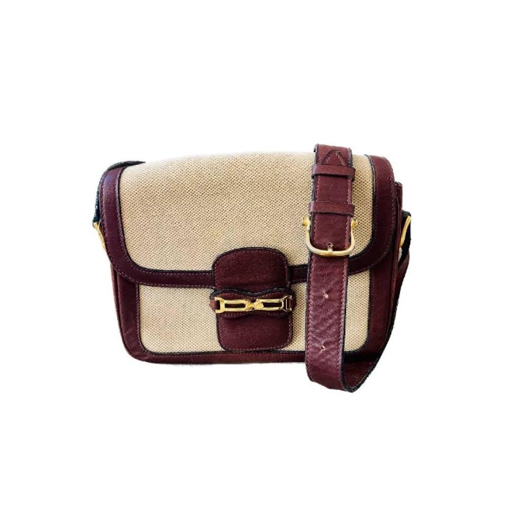 Celine Vintage Pre-owned Laeder celine-tasker - Vintage - Dame - Beige - ONE SIZE - Uld