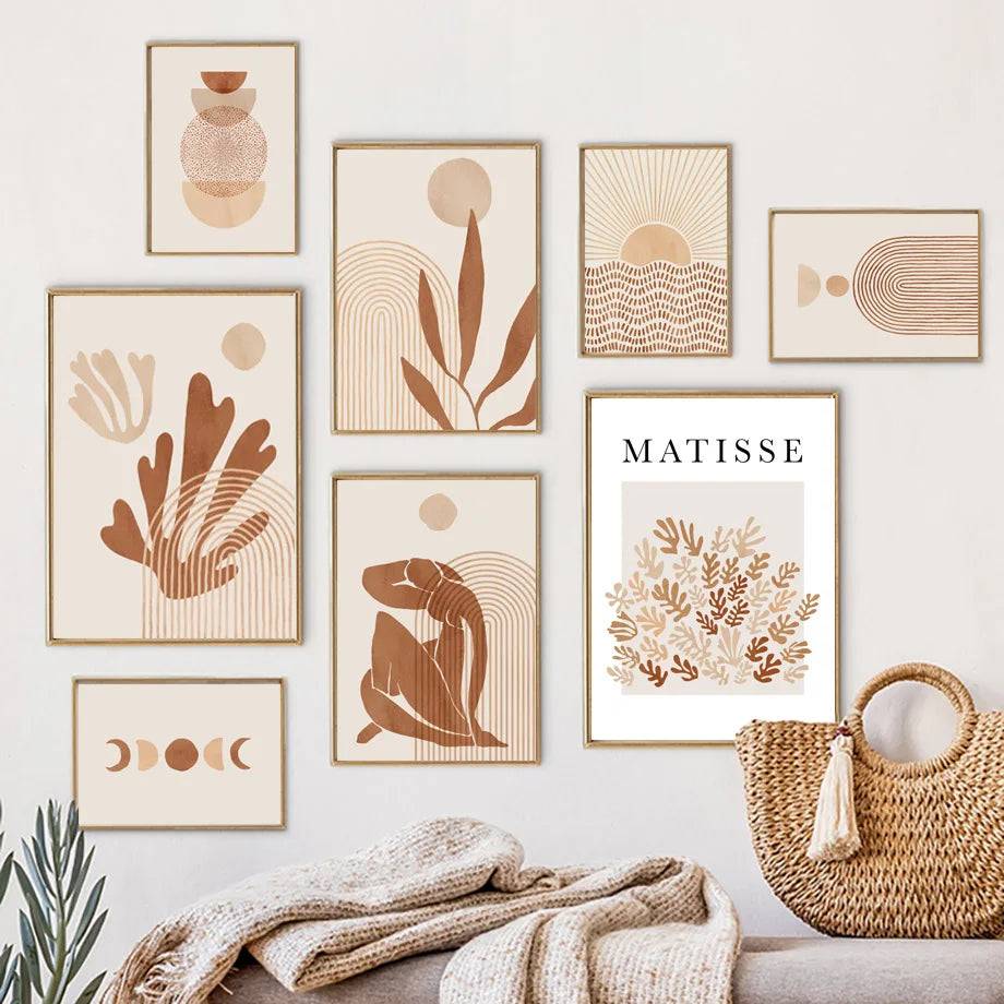 Poster med Matisse-inspirerad konst - B / 40x60 cm