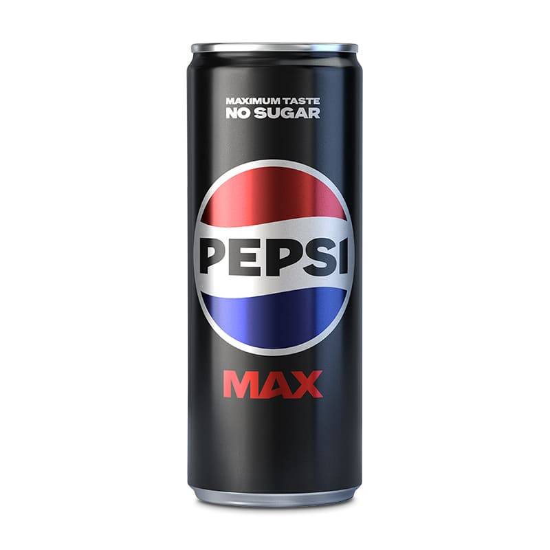 Läsk Pepsi Max Sockerfri, sleek-burk 33 cl, 20 st (33cl)