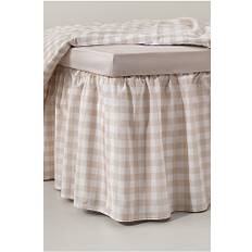 LAUREN flæsesengekappe økologisk højde 45 cm - Beige