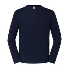 Fruit of the Loom Unisex Adult Iconic 195 Long-Sleeved T-Shirt XXL marinblå färg