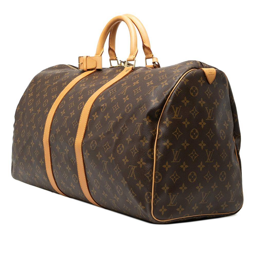 Louis Vuitton Vintage Keepall Stl. - Weekendväskor Från Magasin - Brown (L 30cm x W 56cm x D 23cm)