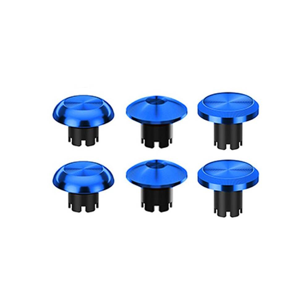 6-in-1 Metal Thumb Joystick Cap Accessory for PS5 Dualsense Series Controller 6 Interchangeable Joysticks