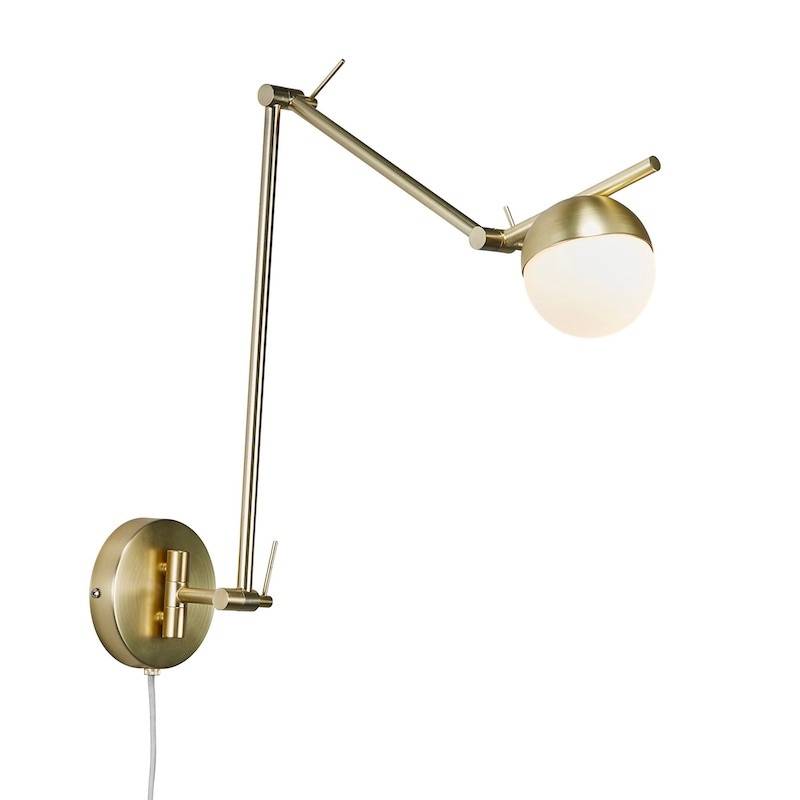 Nordlux Contina vägglampa mässing