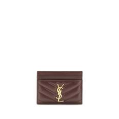 Saint Laurent, Accessoarer, Dam, ONE Size, Läder, Quiltad Lammskin Korthållare