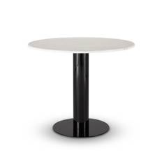 Tom Dixon - Tube Table - Black - Spiseborde - Sort,Hvid - Metal/Sten