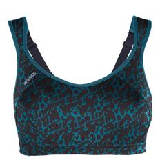 Shock Absorber Multi Sports Bra | Leopard Print - Black/Blue / 36 G