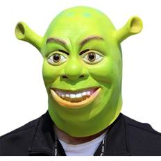 Grön Shrek Mask Full Head Demon Mask Halloween Cosplay