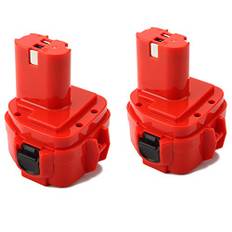2-pack Shentec 12 V 3,5 Ah Ni-MH ersättningsbatteri för Makita PA12 1220 1235 1233 1234 1235B 1235F 192696-2 192698-8 192698-A 193138-9 19315 7-5 4013D