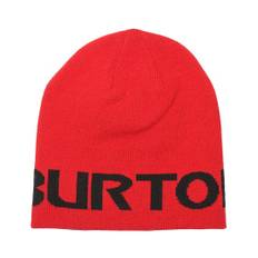 Burton - Svart traditionalbeanie Beanie - Billboard Process Red/True Black Beanie @ Hatstore