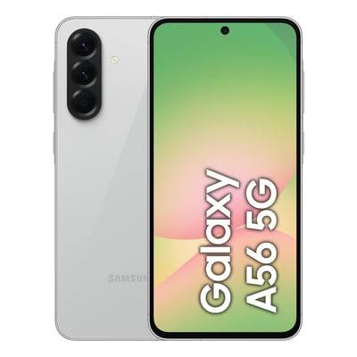 Galaxy A56, 17 cm (6.7"), Dual Sim, Android 15, 5G, USB Type-C, 8 GB, 128 GB, 5000 mAh, Light Grey
