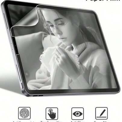 2 st matt pappersliknande skärmskydd, bländskyddande, fingeravtrycksavvisande och reptåligt, kompatibelt med Samsung Galaxy Tab S9 S8 S7 S9FE S10+ S10 - Matte (Multi-size)